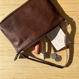 Carmela Pouch - Dark Brown