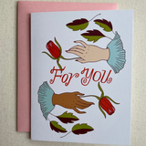 Hand Flowers Card
