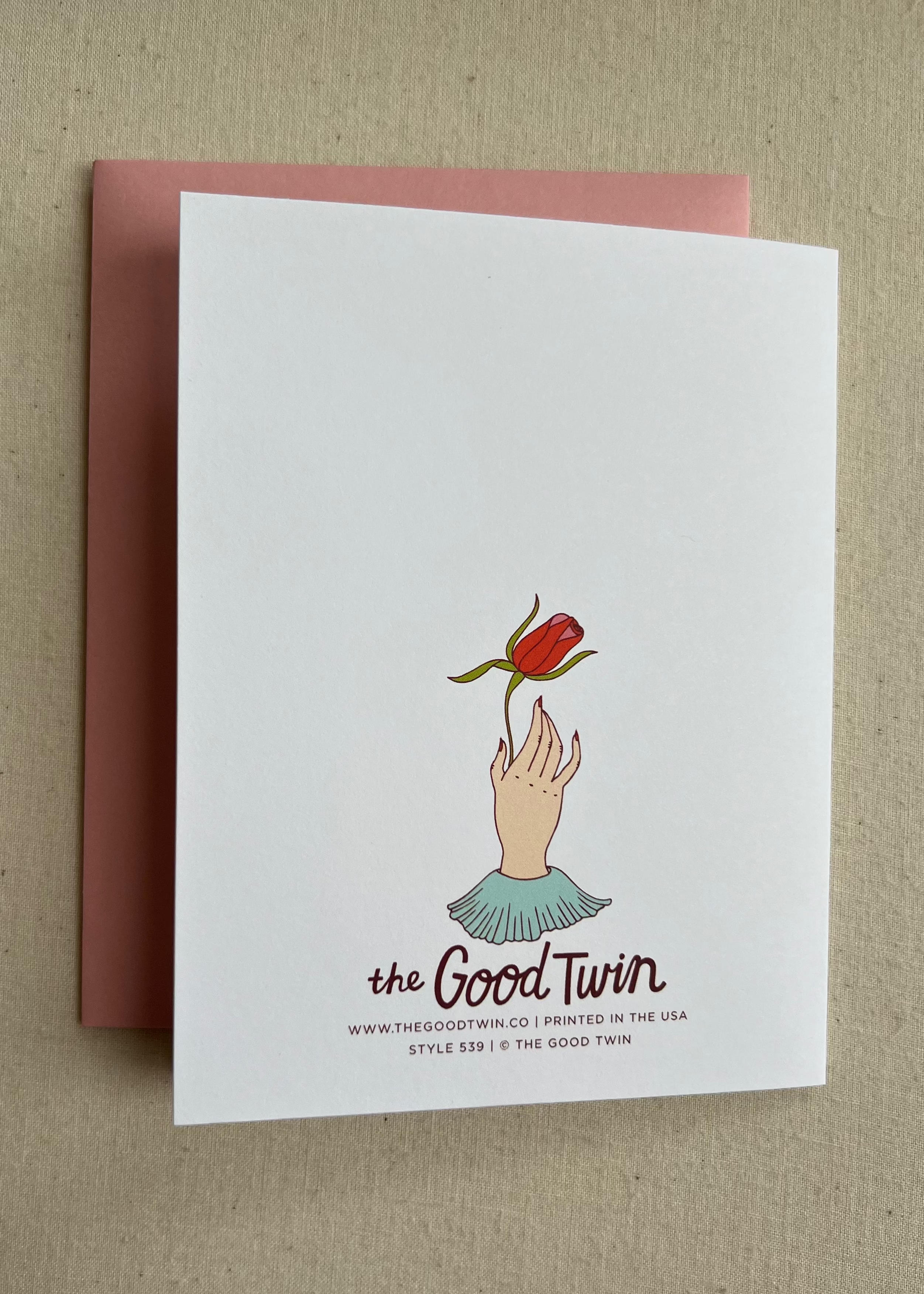 Hand Flowers Card