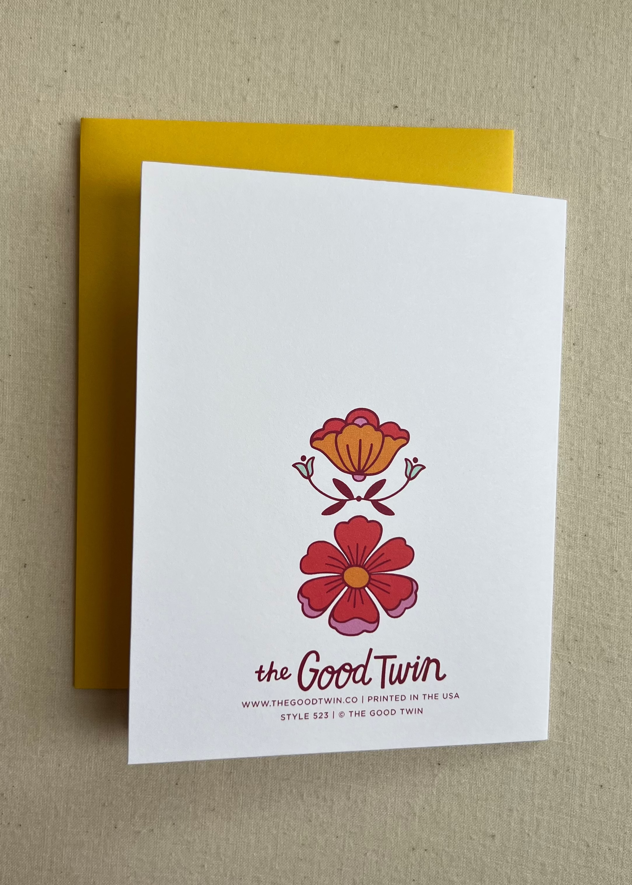 Floral Anniversary Card