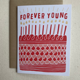 Forever Young Birthday Card