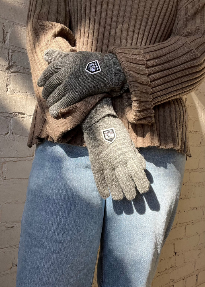 Basic Wool Gloves - Grey