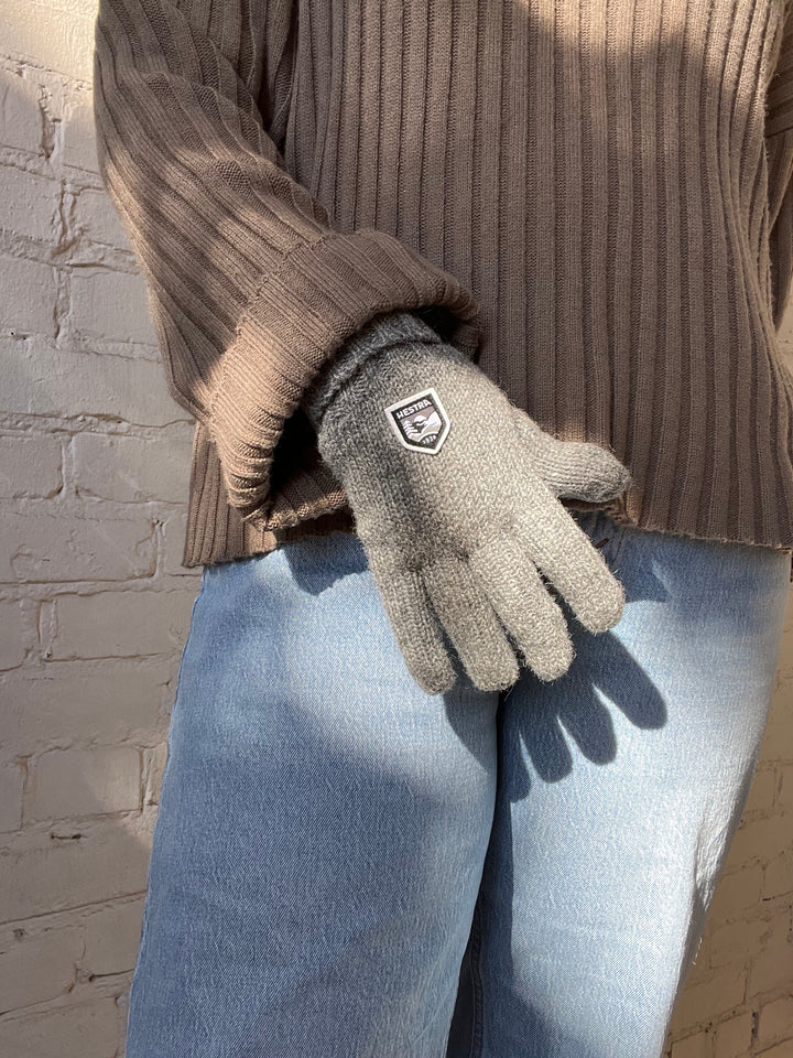 Basic Wool Gloves - Grey