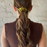 Baby Satin Scrunchie - Chartreuse