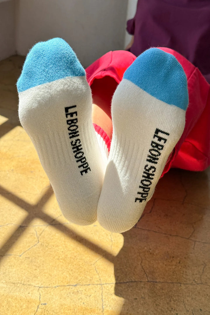 Girlfriend Socks - Blue Red