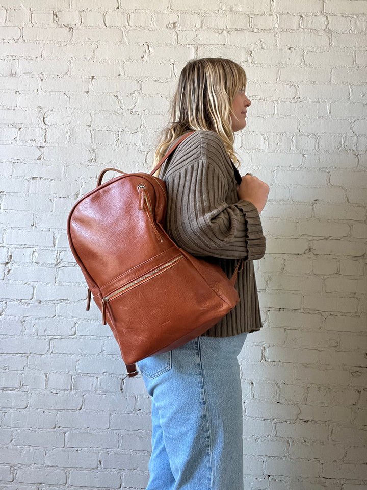 Moto Backpack - Tobacco