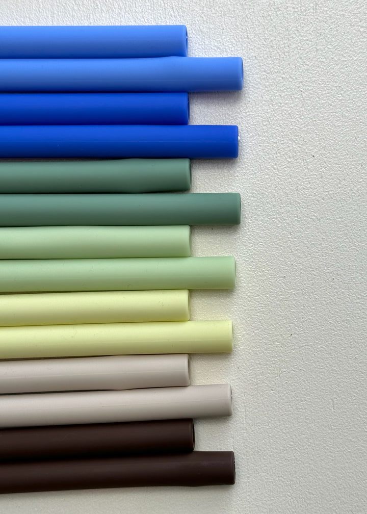 Silicone Straws - Cobalt