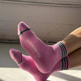 Girlfriend Socks - Rose Pink