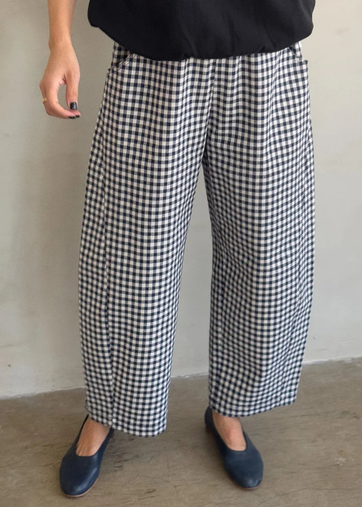 Arc Pants - Navy Gingham