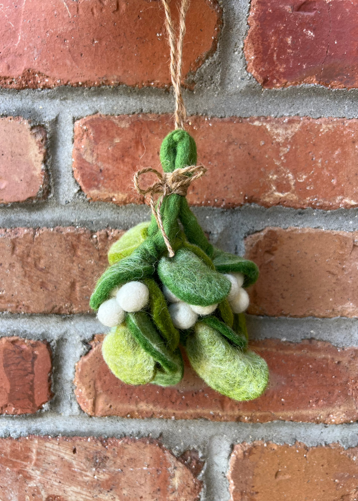 Mistletoe Felt Ornament