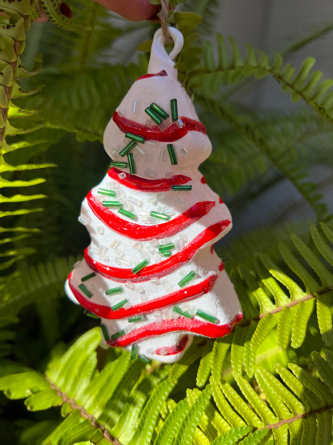 Christmas Tree Cake Ornament