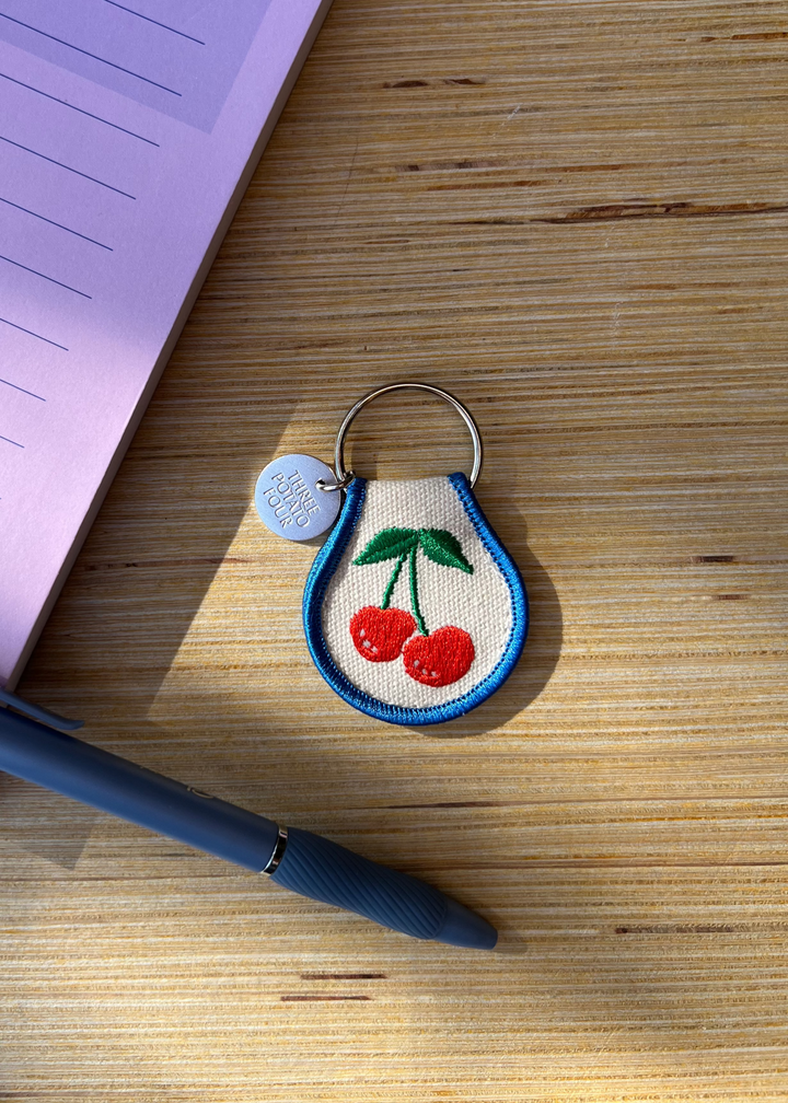 Patch Keychain - Cherries