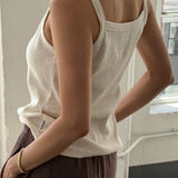 Pointelle Eve Cami - Naturel