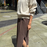 Milo Cotton Sweater - Naturel