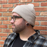 Beechfield Cuffed Beanie - Natural Stone