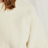 Ziggy Shrunken Crewneck Sweatshirt - Sugar