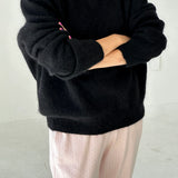 James Mohair Sweater - Black