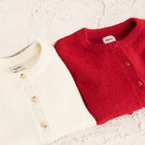 Estelle Fluffy Cardigan - Cream
