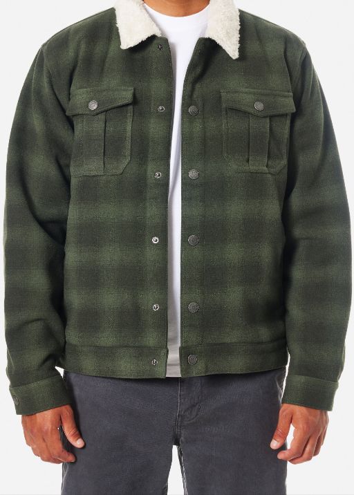 Harris Plaid Jacket - Thyme