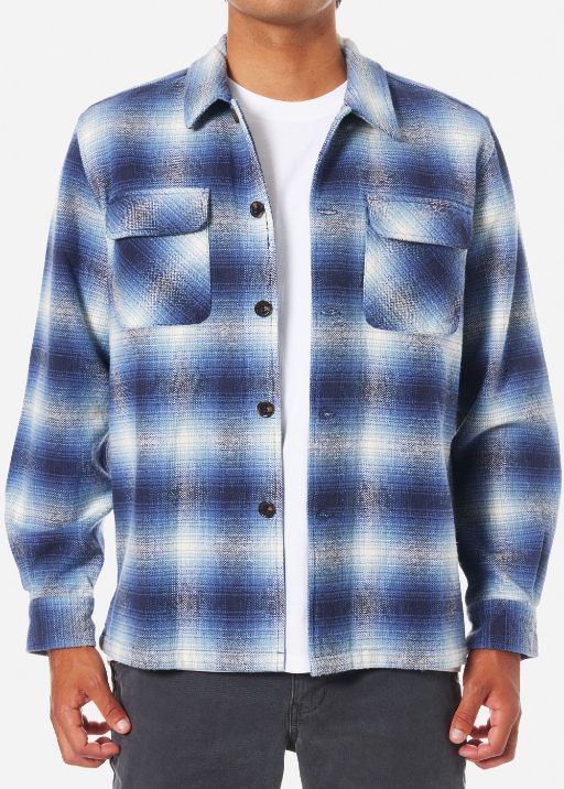 Shiloh Flannel - Polar Navy