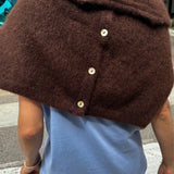 Leila Mohair Cardigan - Cocoa Bean