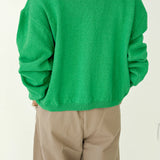 Cotton Leila Cardigan - Spring Green