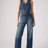 Ribcage Wide Leg Jeans - Polar Perimiter