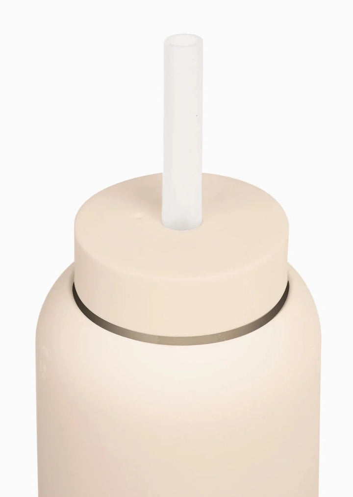 27oz Bottle Lounge Straw + Cap - Cream