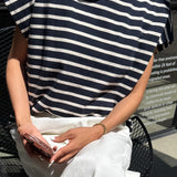 Manon Tee - White Stripe