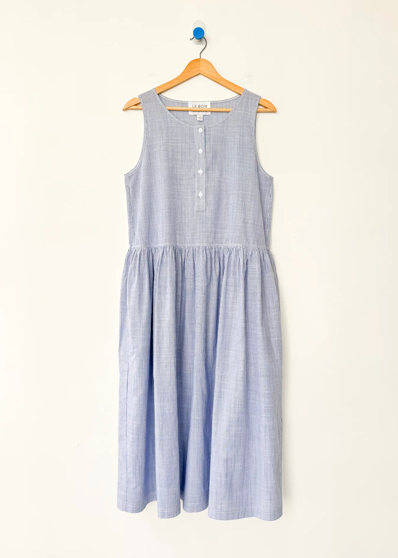 Marianne Dress - Blue Stripe