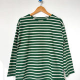 Marseille Top - White / Pine Stripe
