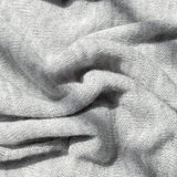Matthew V-Neck Mohair Sweater - Ice Grey