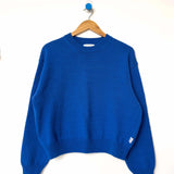Milo Cotton Sweater - Cobalt