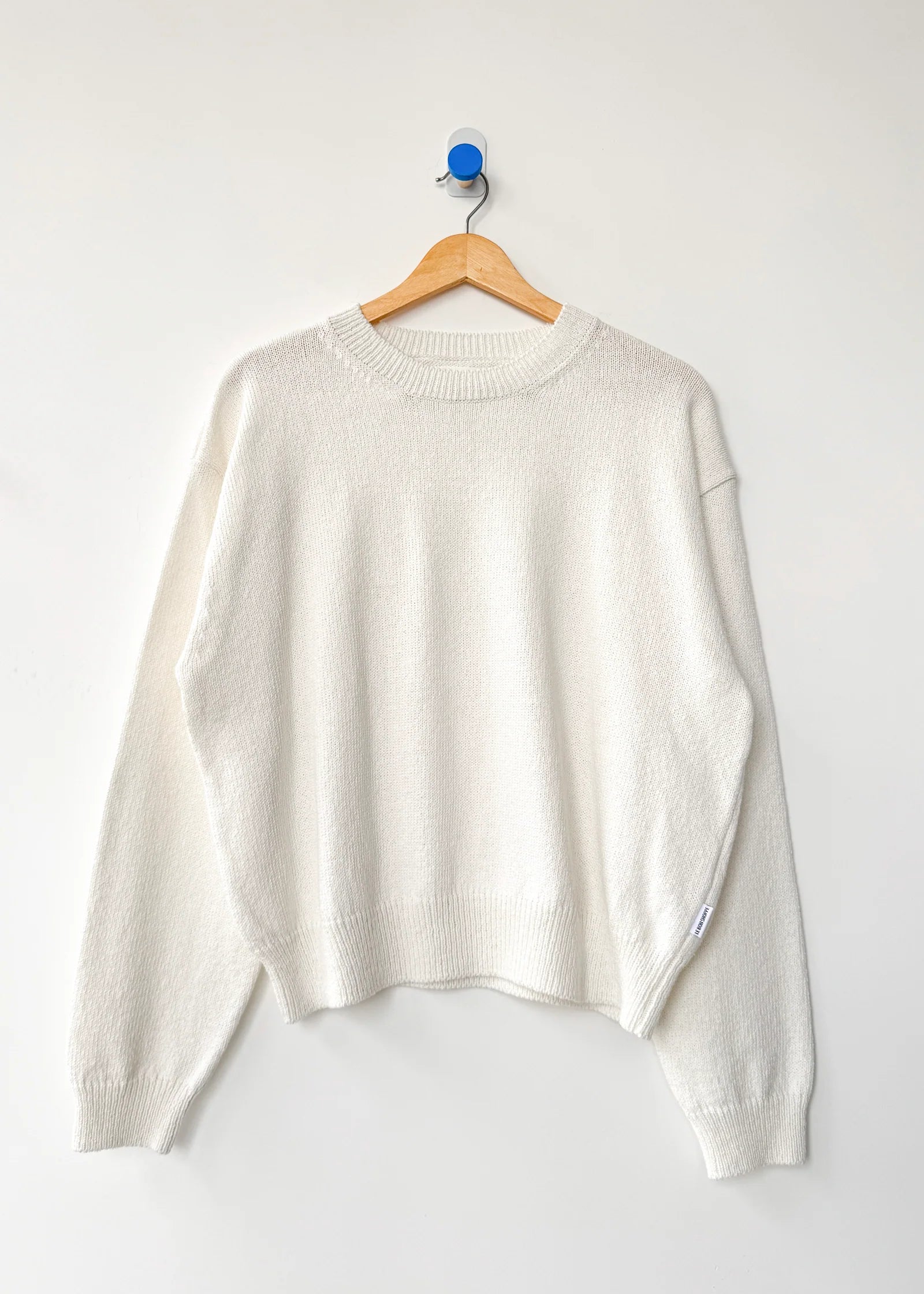 Milo Cotton Sweater - Clean White