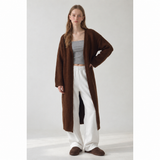 Everyday Ease Long Cardigan - Brown
