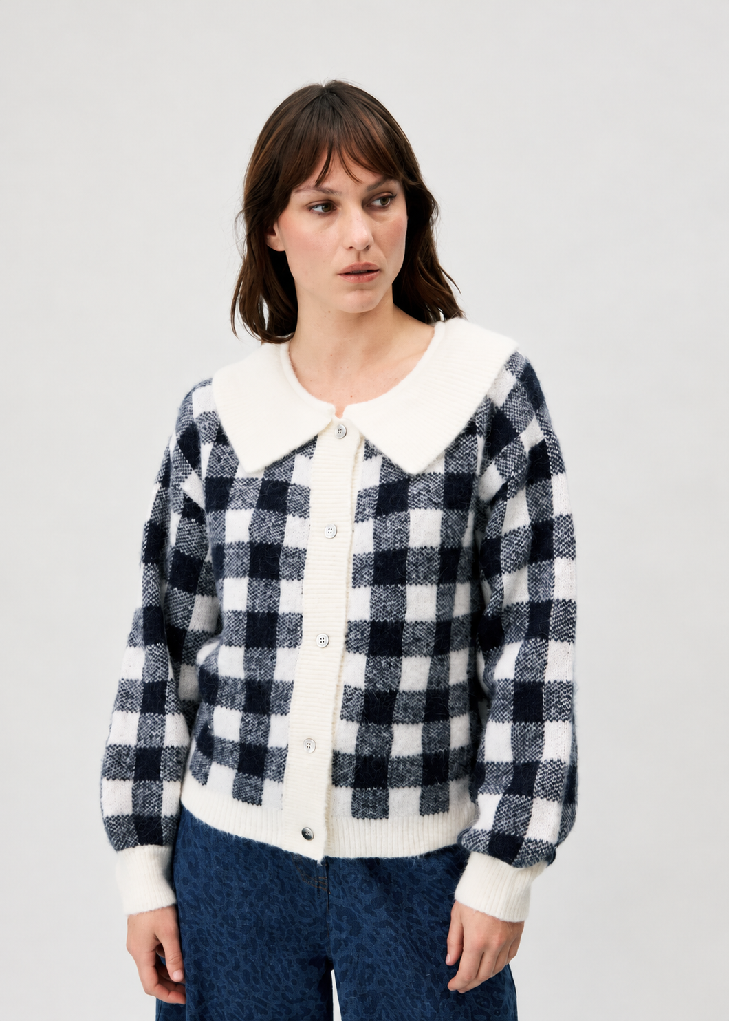 Bourgeon Cardigan - Blue Marine