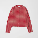 Elisa Cardigan - Red / Beige