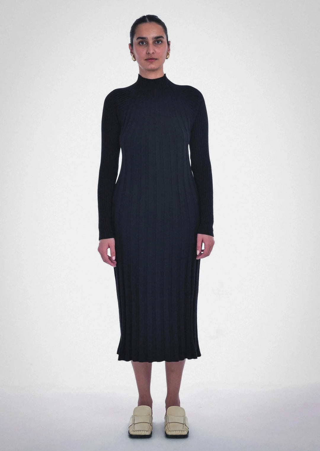 Danica A-Line Dress - Black