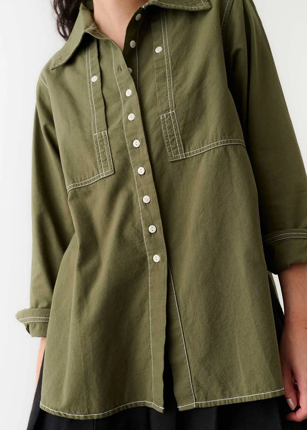 Collared Shirt - Olive