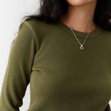 Waffle Top - Olive