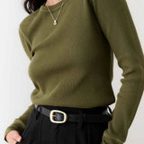 Waffle Top - Olive