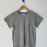 Pointelle Babe Tee - Melange Grey