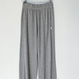 Pointelle Balloon Pants - Melange Grey