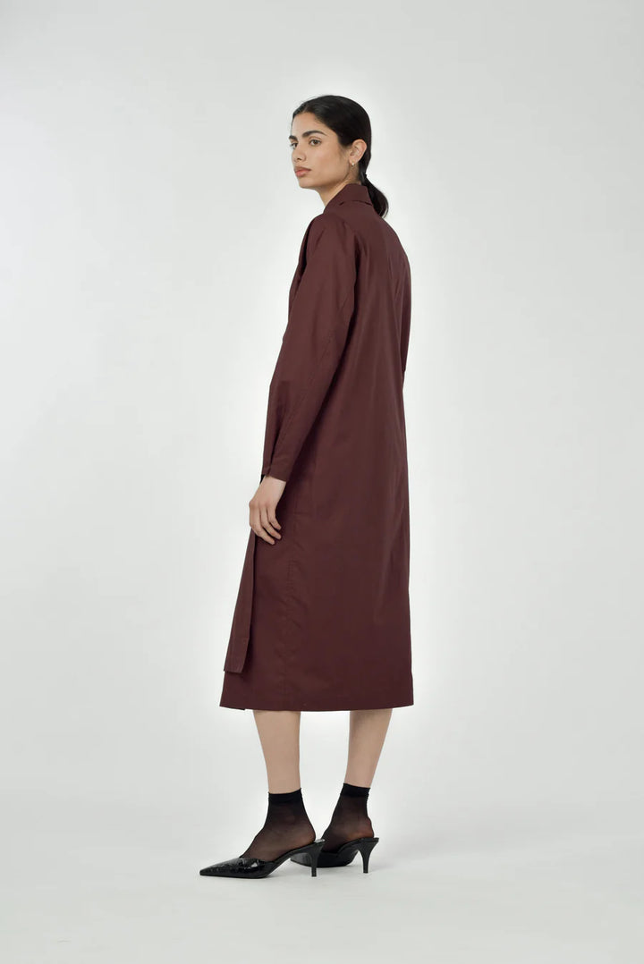 Maude Shirt Dress - Truffle