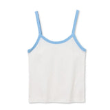 Cherry Tank - Ivory / Blue
