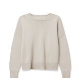 Janet Crewneck Sweater - Silver