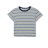Dawn Tee - Navy Pacific Stripe