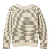 Alexi French Terry Sweatshirt - Green Stripe