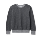 Ziggy Shrunken Crewneck Sweatshirt - Dark Heather Grey