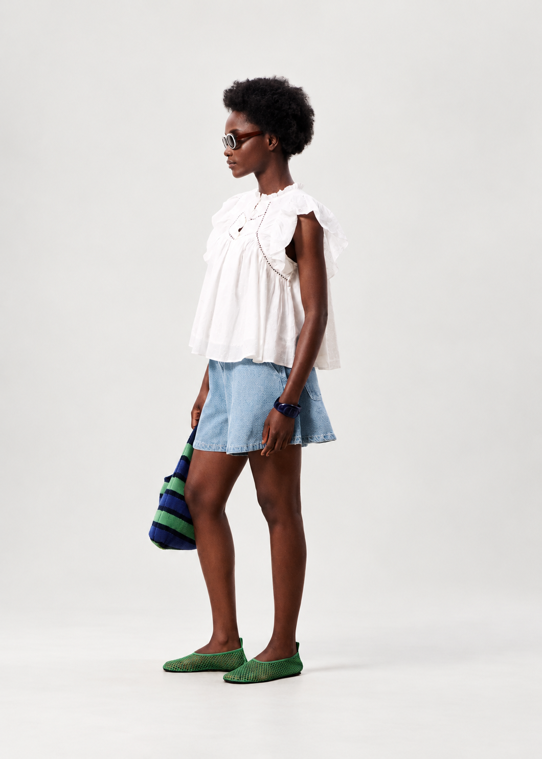 Khoi Shorts - Blue Clair